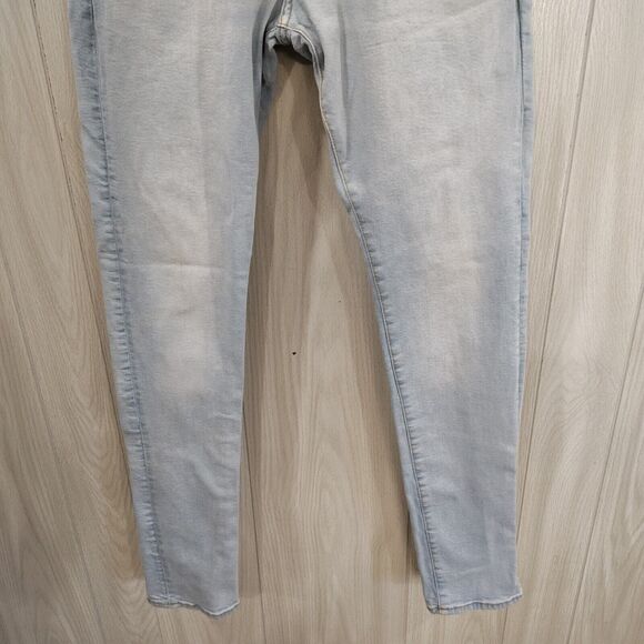 And Denim Button Fly Tapered Leg Skinny Leg Jeans Size 32 - Picture 3 of 10